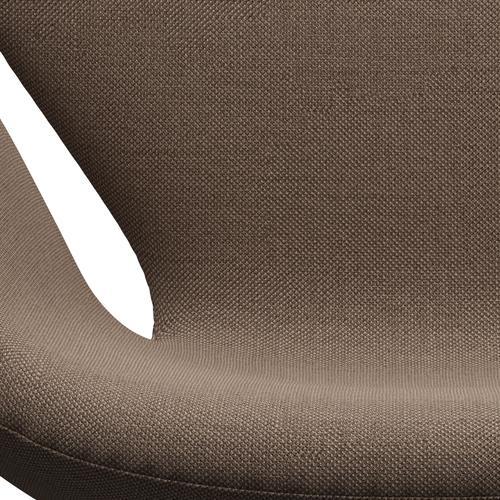 FRITZ HANSEN SWAN FAILGE, Srebrny Gray/Sunniva Chocolate/Tan