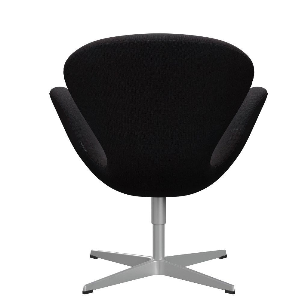 Fritz Hansen Swan Lounge Chair, Silver Grey/Sunniva Black (683)