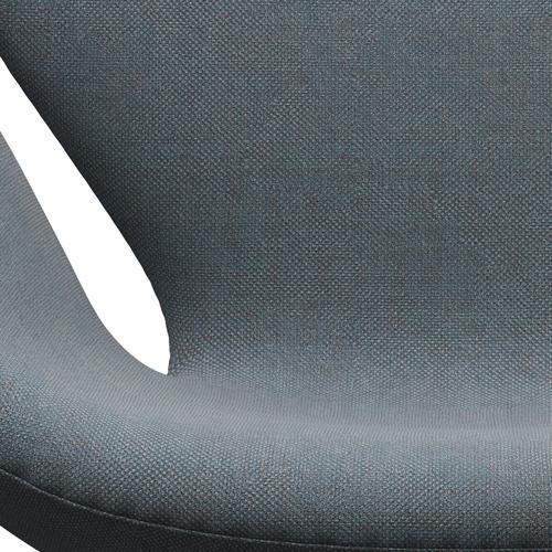 Fritz Hansen Swan Lounge Chair, Silver Grey/Sunniva Soft Blue