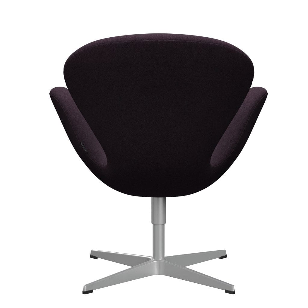 FRITZ HANSEN SWAN SALOUNGE, Srebrny Grey/Tonus Bakłażan