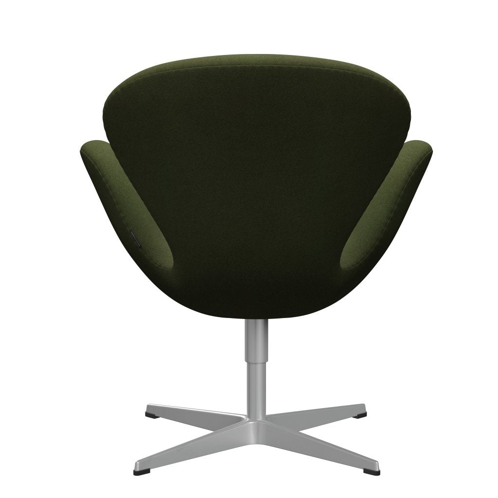 FRITZ HANSEN SWAN SALOUNGE, Srebrny Grey/Tonus Military Green