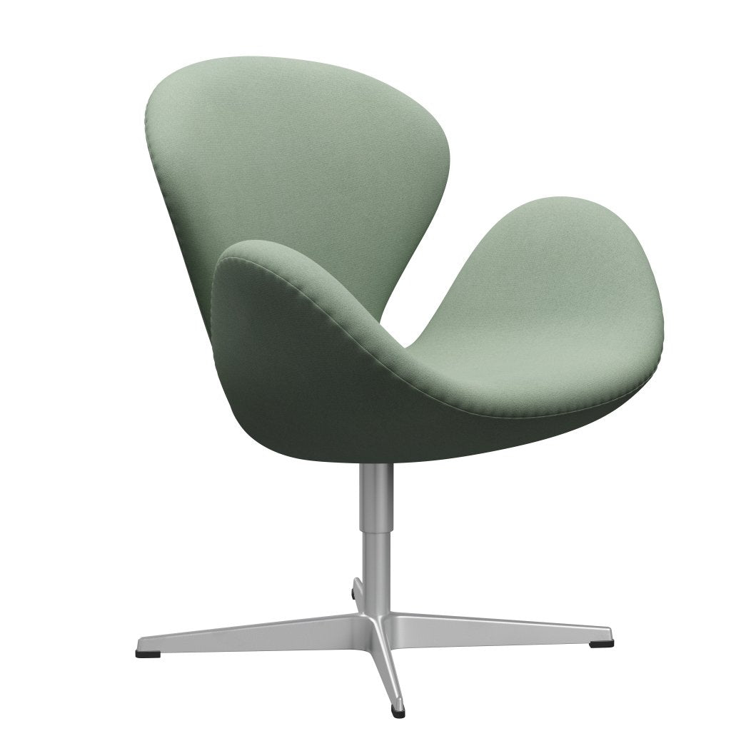 FRITZ HANSEN SWAN SALOUNGE, Srebrny Grey/Tonus Mint Green