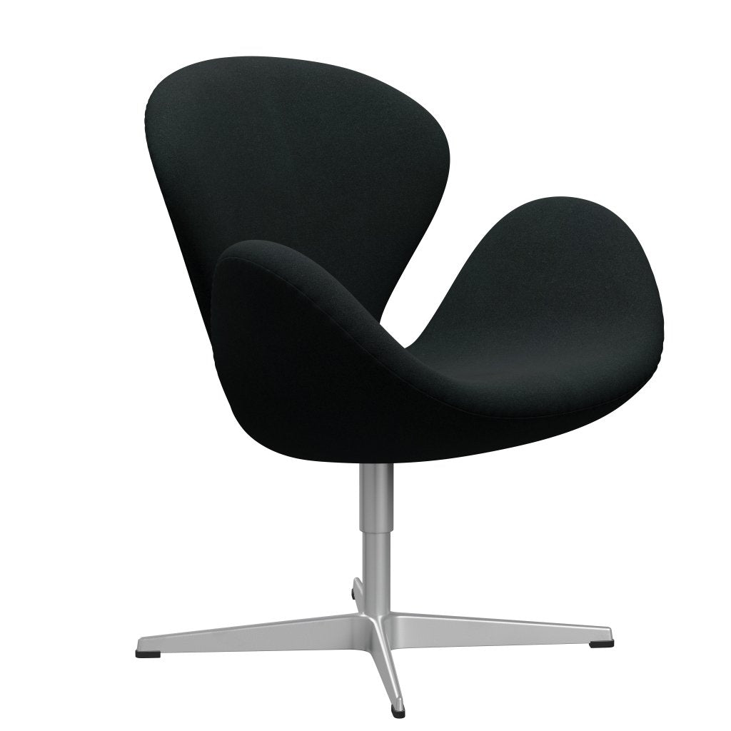 Fritz Hansen Swan Sallo -Lounge, srebrny szary/tonus czarny