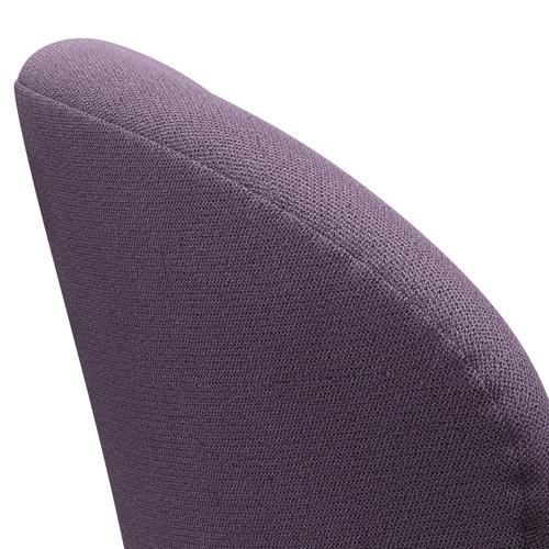 Fritz Hansen Swan Lounge Chair, Warm Graphite/Capture Light Violet