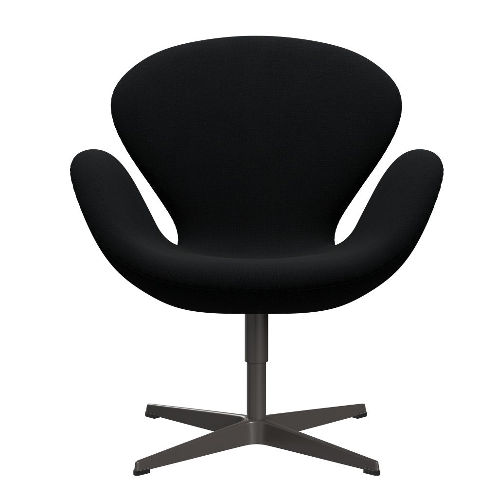 Fritz Hansen Swan Lounge Chair, Warm Graphite/Christianshavn Black Uni