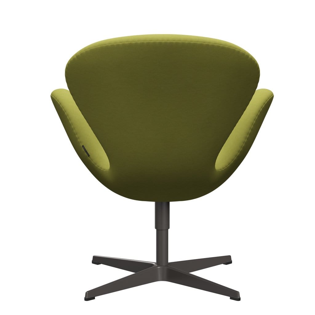 Fritz Hansen Swan Lounge Chair, Warm Graphite/Comfort Beige/Green