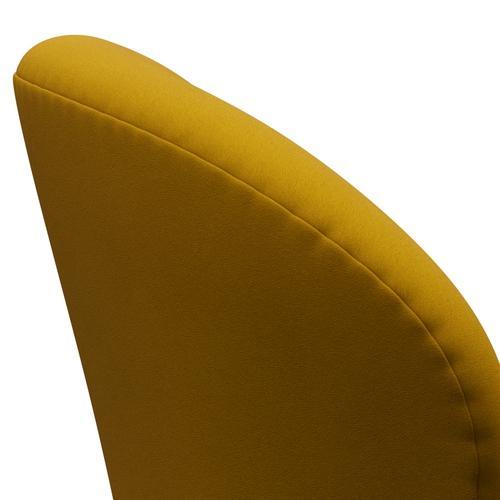 Fritz Hansen Swan Lounge Chair, Warm Graphite/Comfort Yellow (62004)