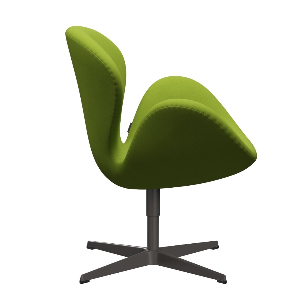 Fritz Hansen Swan Lounge Chair, Warm Graphite/Comfort Light Green (68000)