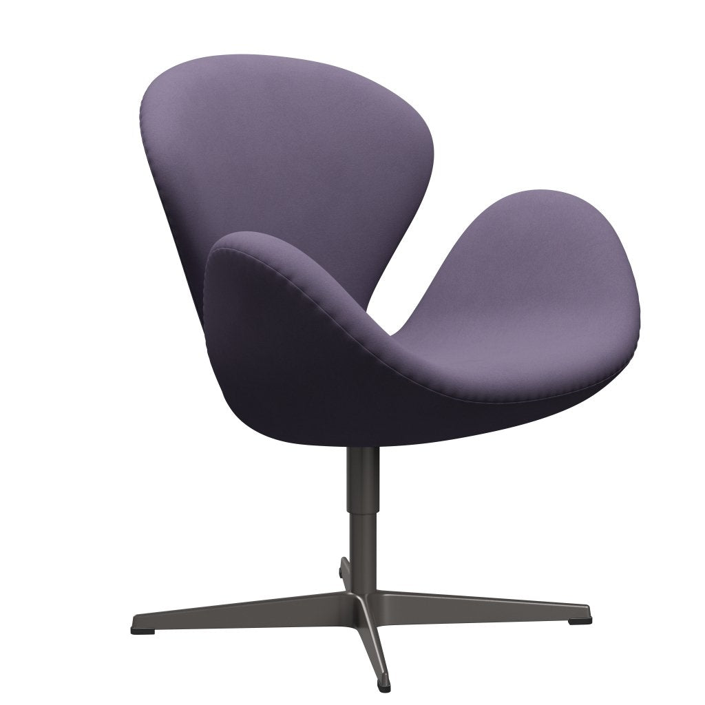 Fritz Hansen Swan Lounge Chair, Warm Graphite/Comfort Violet