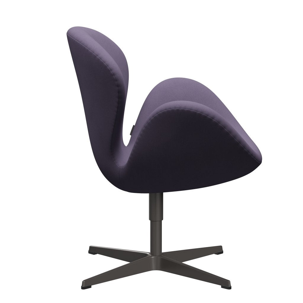 Fritz Hansen Swan Lounge Chair, Warm Graphite/Comfort Violet