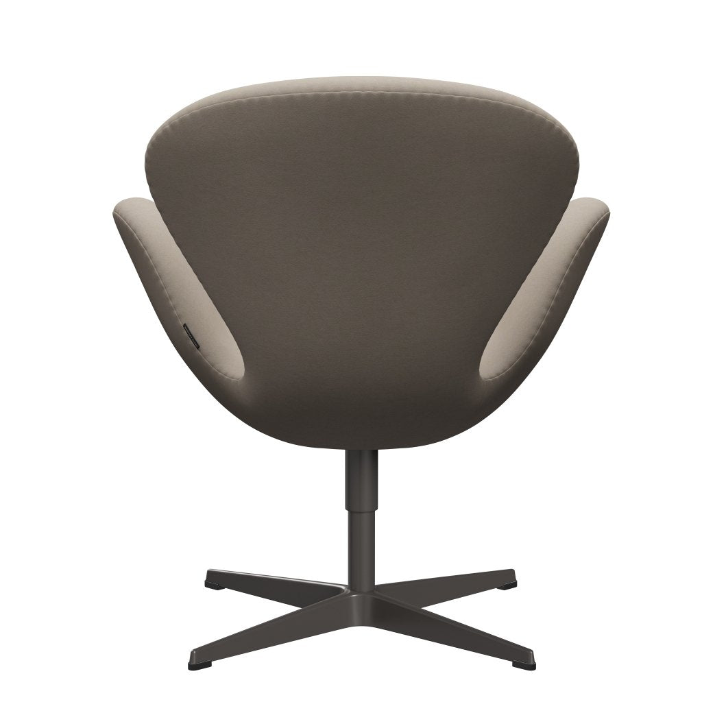 Fritz Hansen Swan Lounge Chair, Warm Graphite/Comfort White Grey