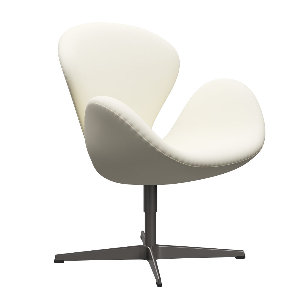 Fritz Hansen Swan Lounge Chair, Warm Graphite/Comfort White