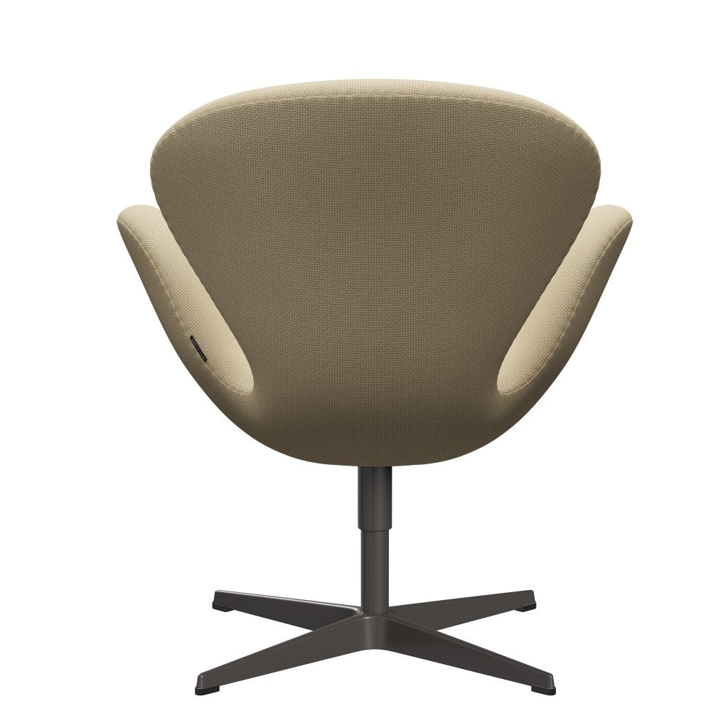 Fritz Hansen Swan Lounge Chair, Warm Graphite/Diablo Ivory