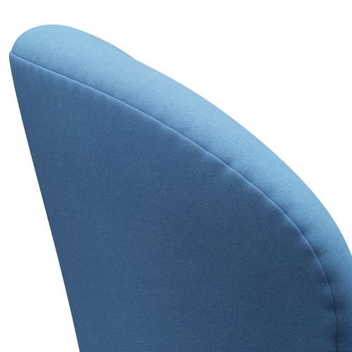 Fritz Hansen Swan Lounge Chair, Warm Graphite/Divina Light Blue (712)