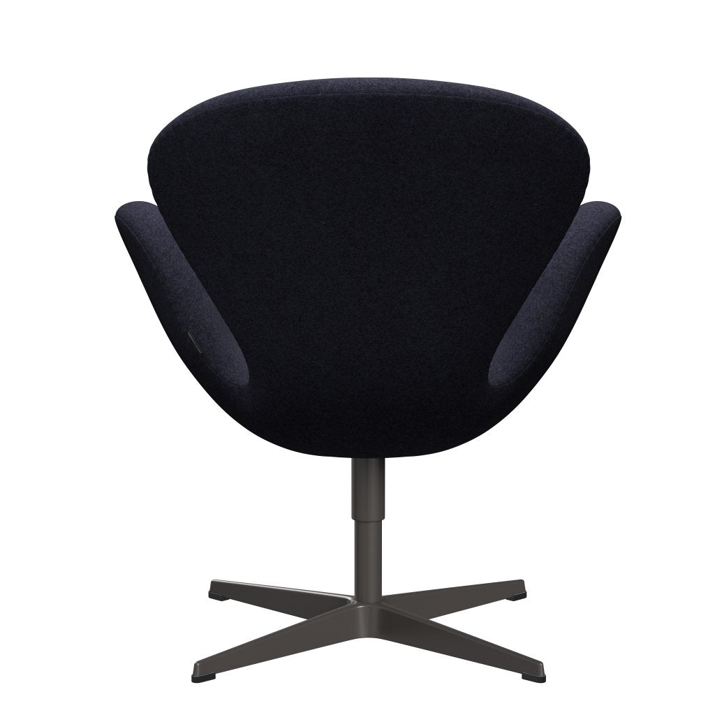 Fritz Hansen Swan Lounge Chair, Warm Graphite/Divina Melange Grey/Purple