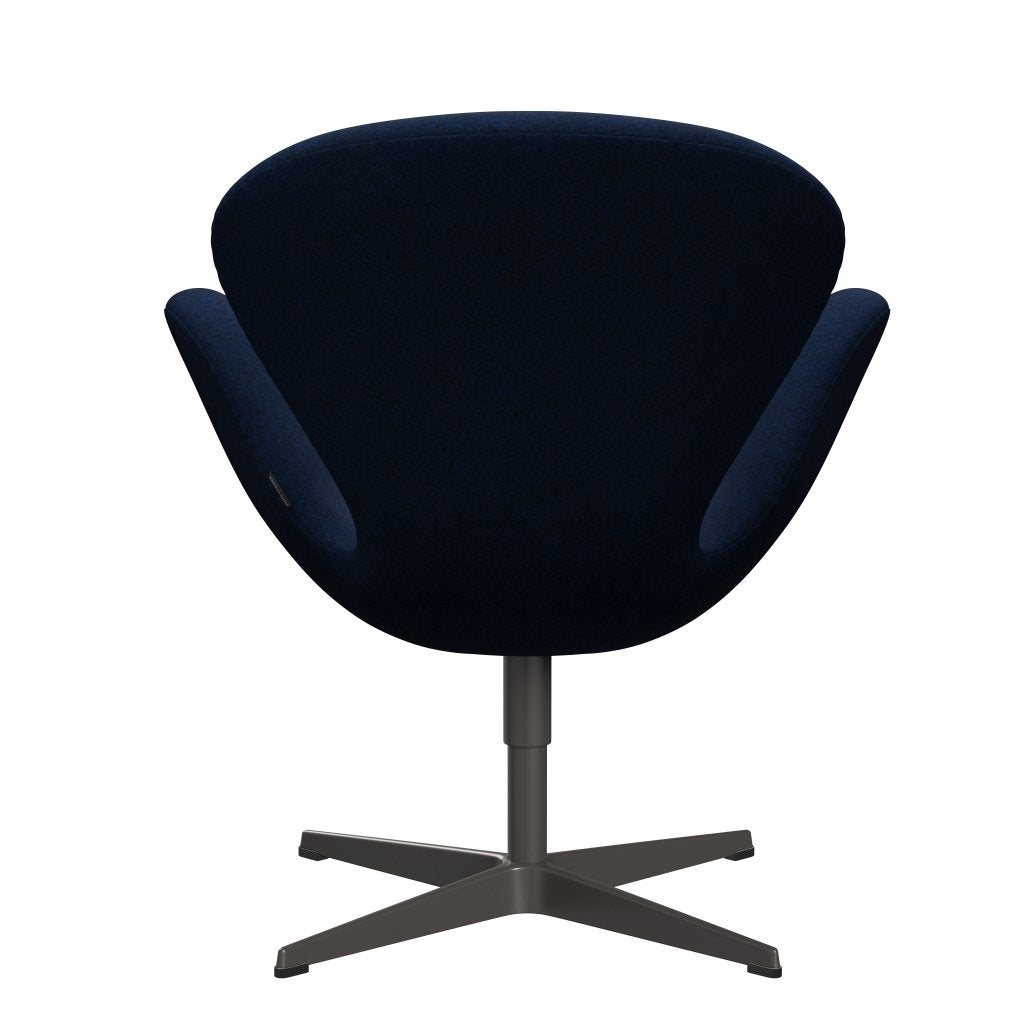 FRITZ HANSEN SWAN SALOUGE, ciepły grafit/divina Melange Navy Dark