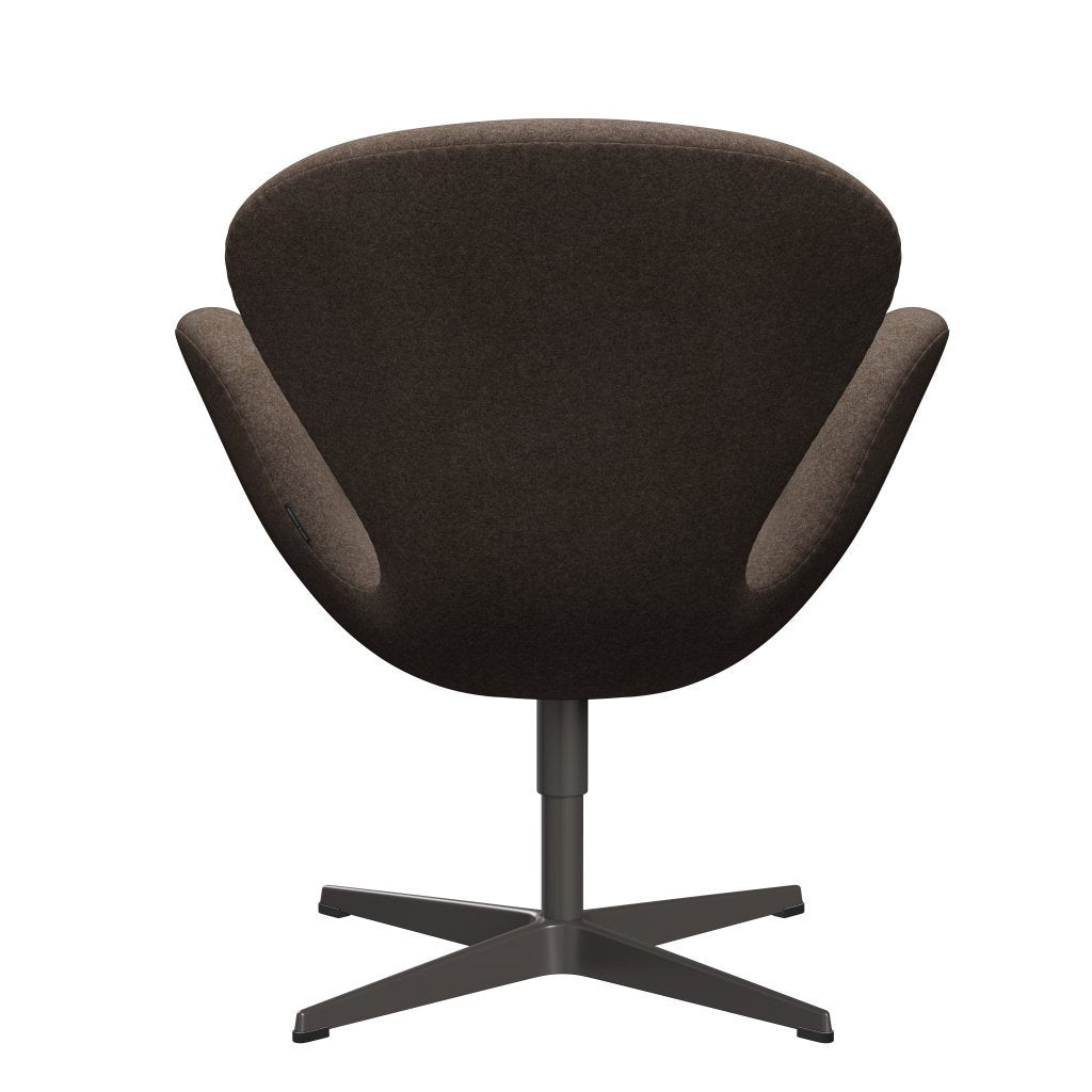 Fritz Hansen Swan Frea, ciepły grafit/Divina Melange Dusty Brown