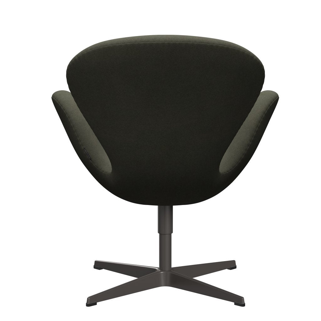 Fritz Hansen Swan Lounge, ciepły grafit/Divina Military Green