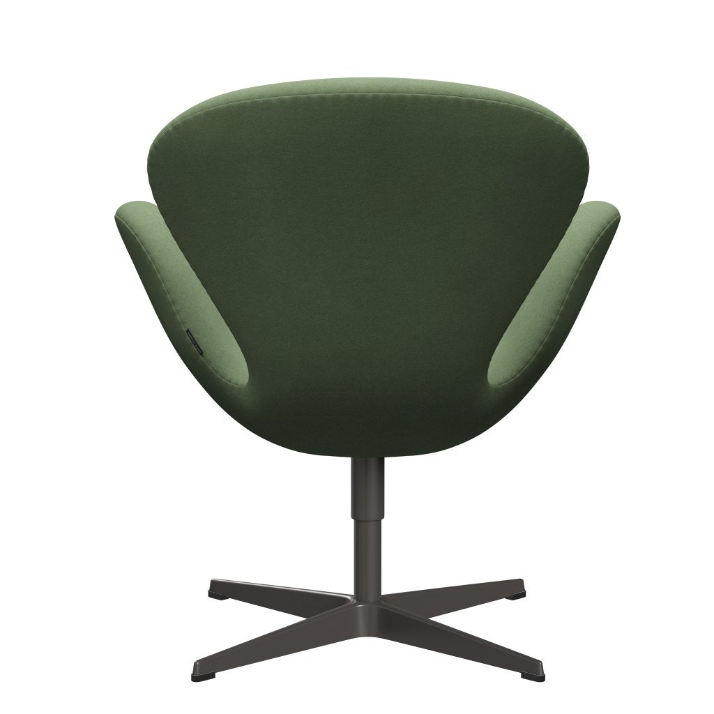 Fritz Hansen Swan Lounge, ciepły grafit/Divina Olive Green