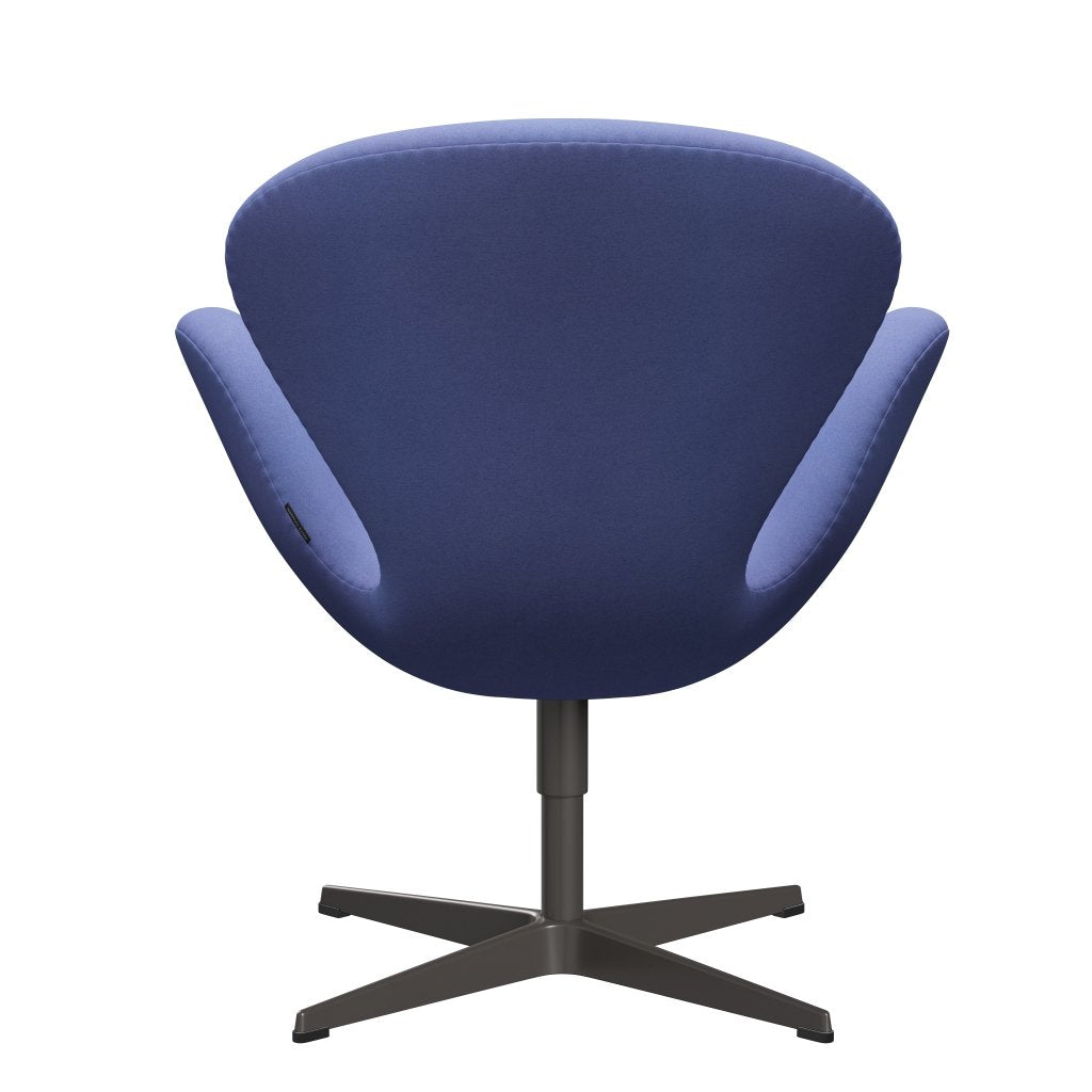 Fritz Hansen Swan Lounge, ciepły grafit/Divina Pastel Blue