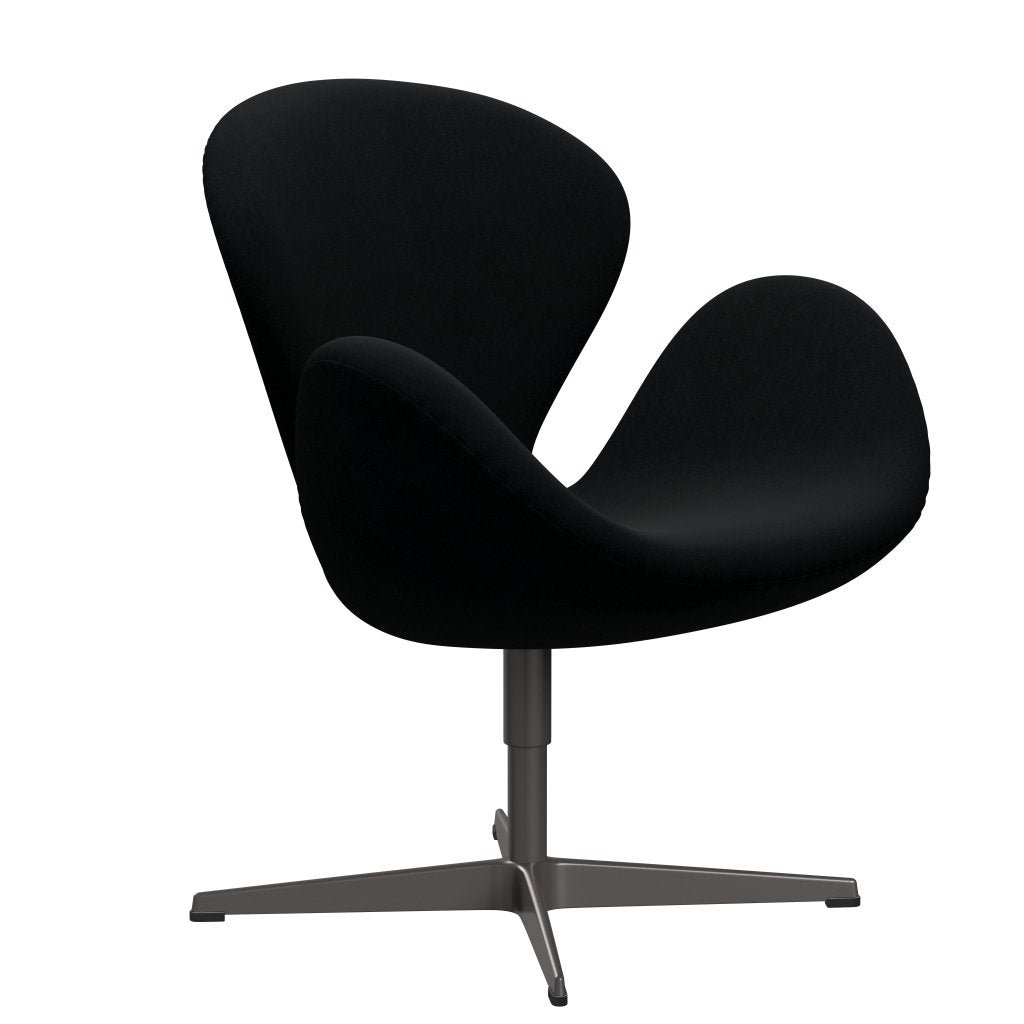 Fritz Hansen Swan Lounge, ciepły grafit/Divina Black