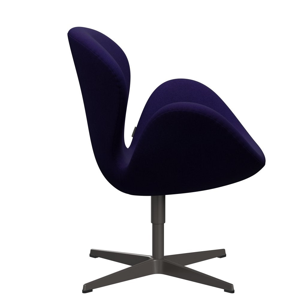 Fritz Hansen Swan Lounge krzesło, ciepły grafit/Divina Violet Dark (692)