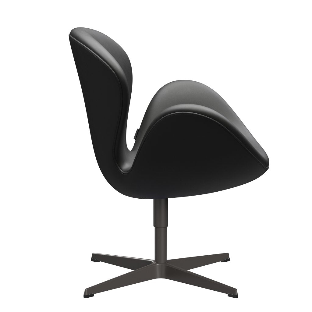 Fritz Hansen Swan Lounge Chair, Warm Graphite/Essential Black