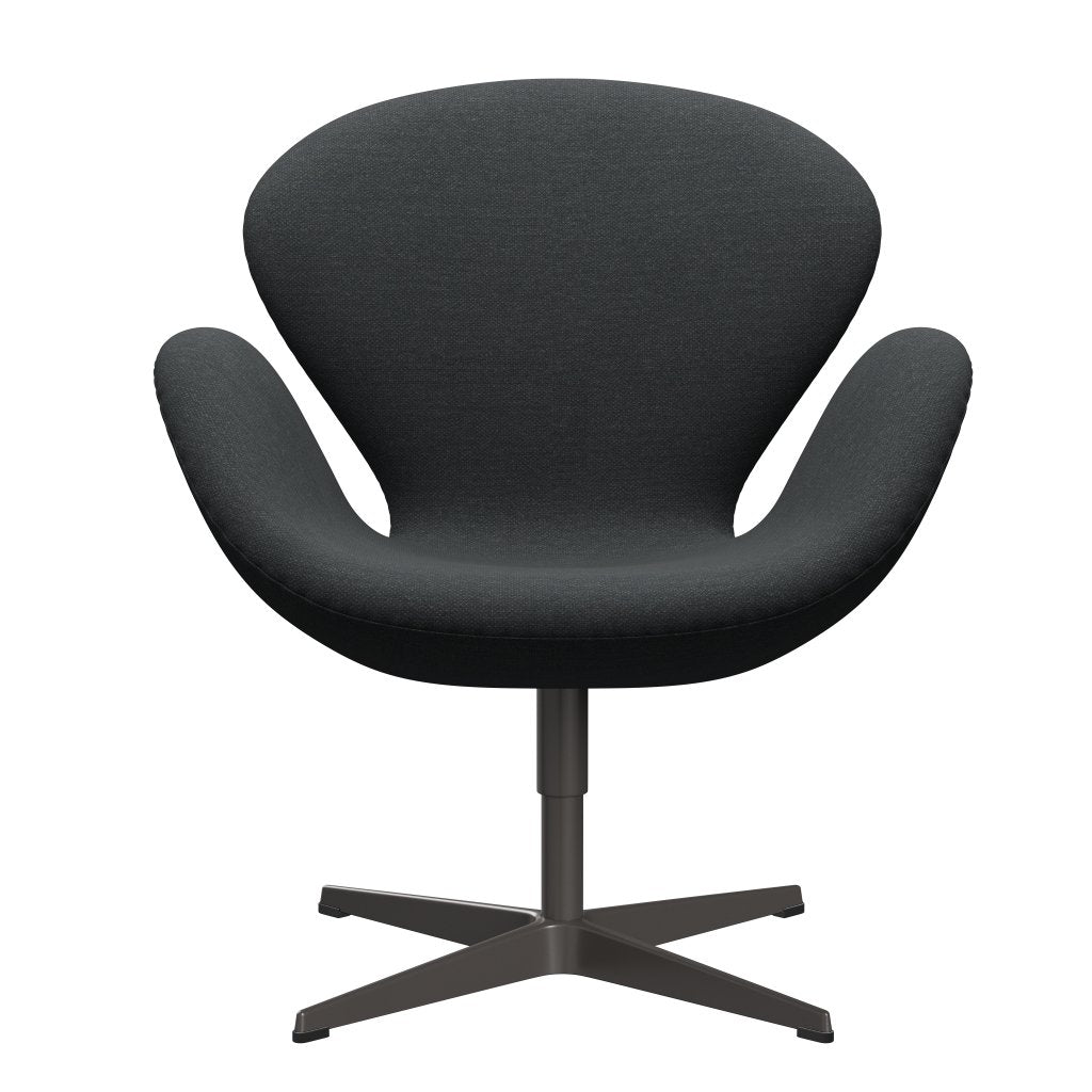 Fritz Hansen Swan Lounge Chair, Warm Graphite/Fiord Dark Grey Multicoloured