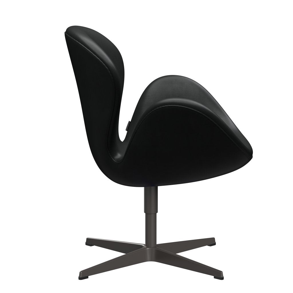 Fritz Hansen Swan Lounge Chair, Warm Graphite/Grace Black