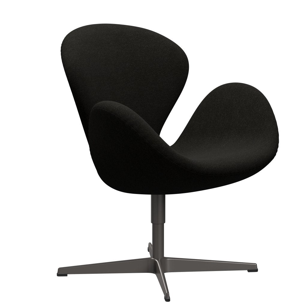 Fritz Hansen Swan Lounge Chair, Warm Graphite/Hallingdal Brown/Dark Grey