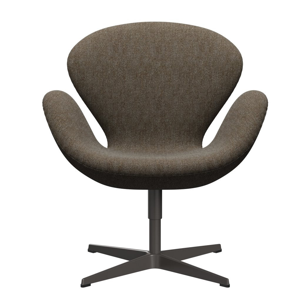 FRITZ HANSEN SWAN SALOUNGE, ciepły grafit/Hallingdal Brown/Grey