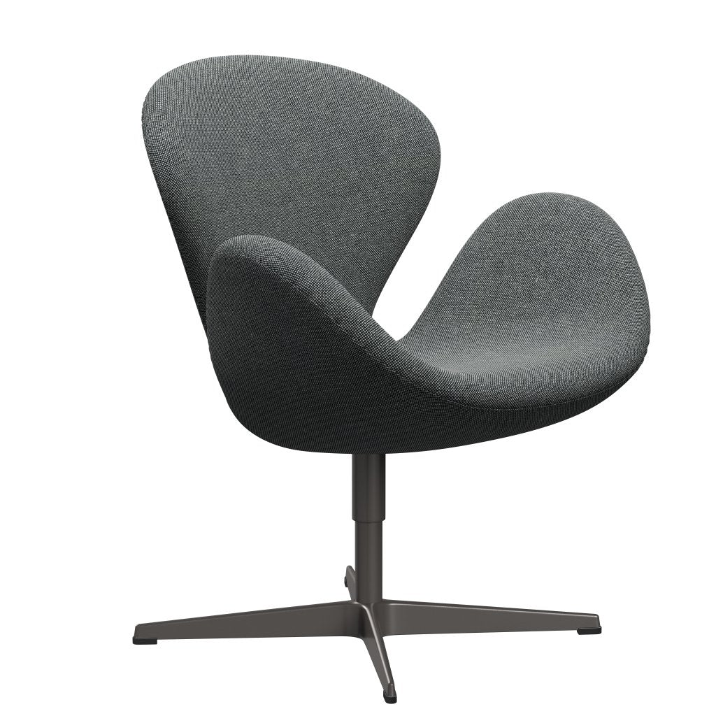 FRITZ HANSEN SWAN SALOUNGE, ciepły grafit/Hallingdal White Black