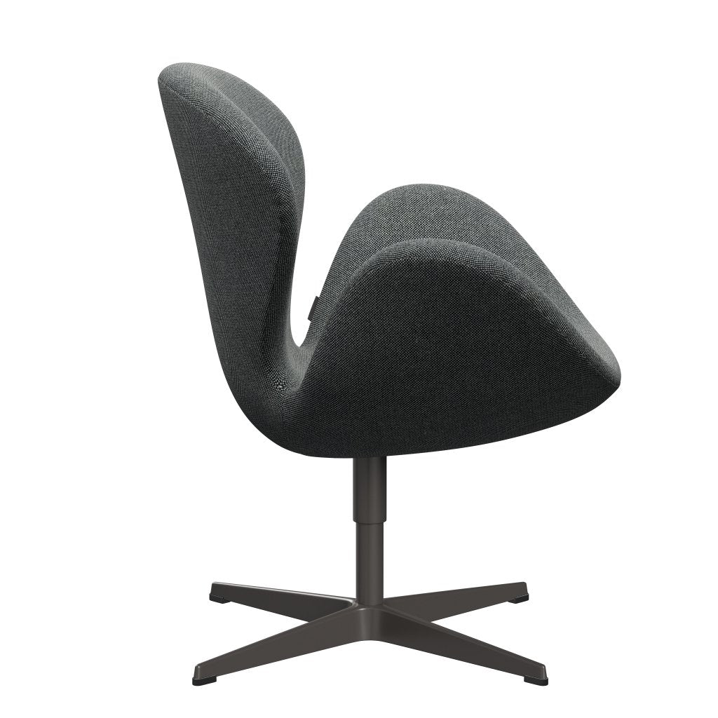 FRITZ HANSEN SWAN SALOUNGE, ciepły grafit/Hallingdal White Black