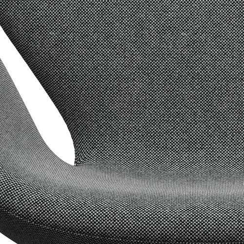 FRITZ HANSEN SWAN SALOUNGE, ciepły grafit/Hallingdal White Black