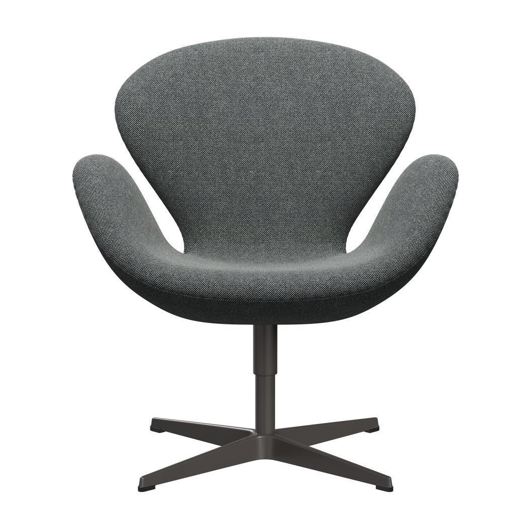 FRITZ HANSEN SWAN SALOUNGE, ciepły grafit/Hallingdal White Black