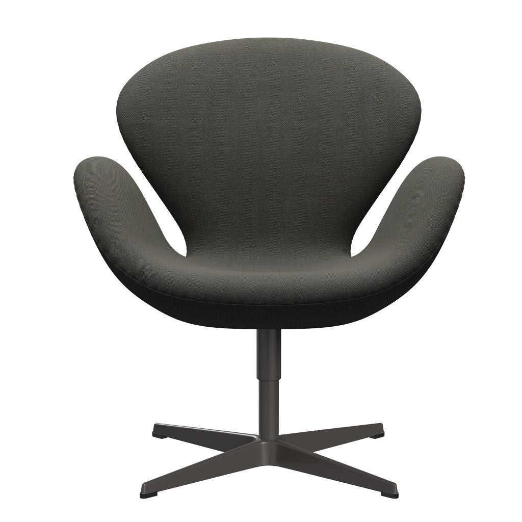 Fritz Hansen Swan Lounge Chair, Warm Graphite/Rime Dark Grey/Khaki