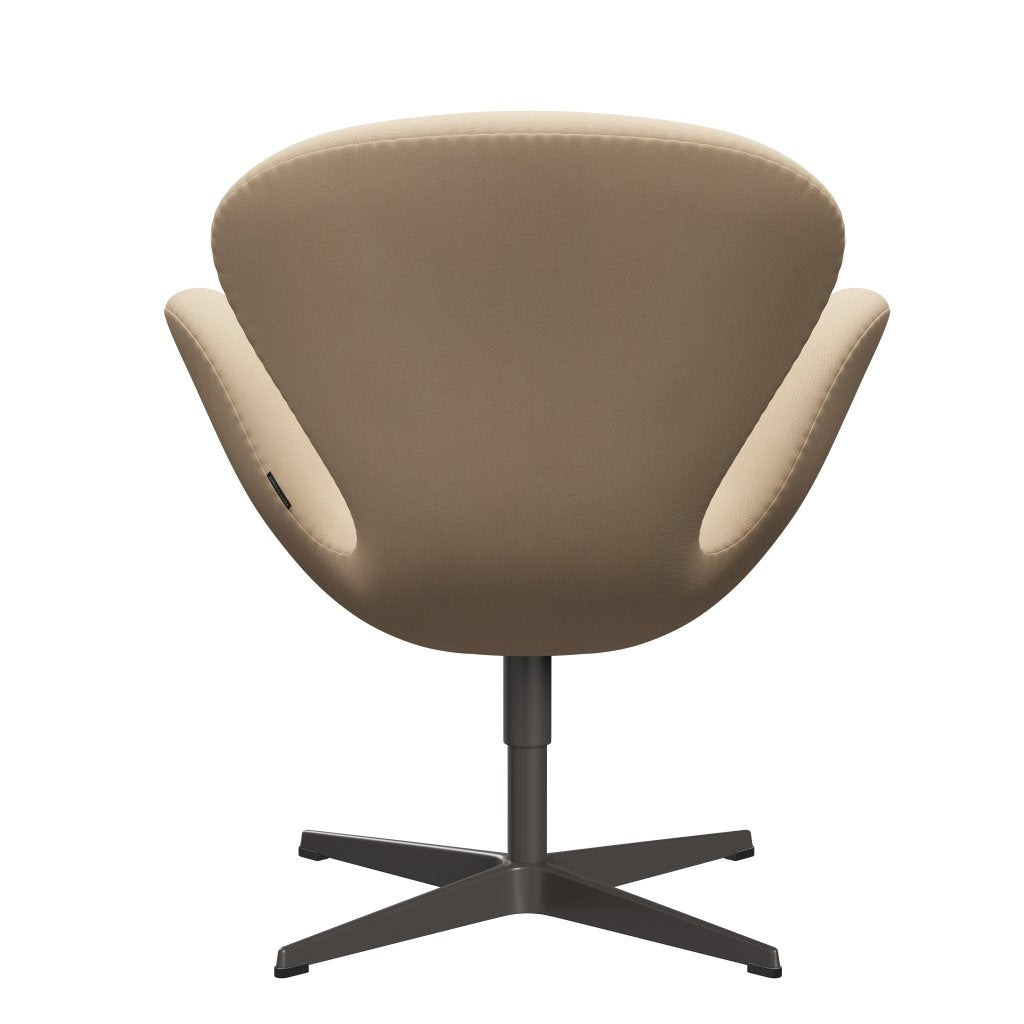 Fritz Hansen Swan Lounge Chair, Warm Graphite/Rime Wool White