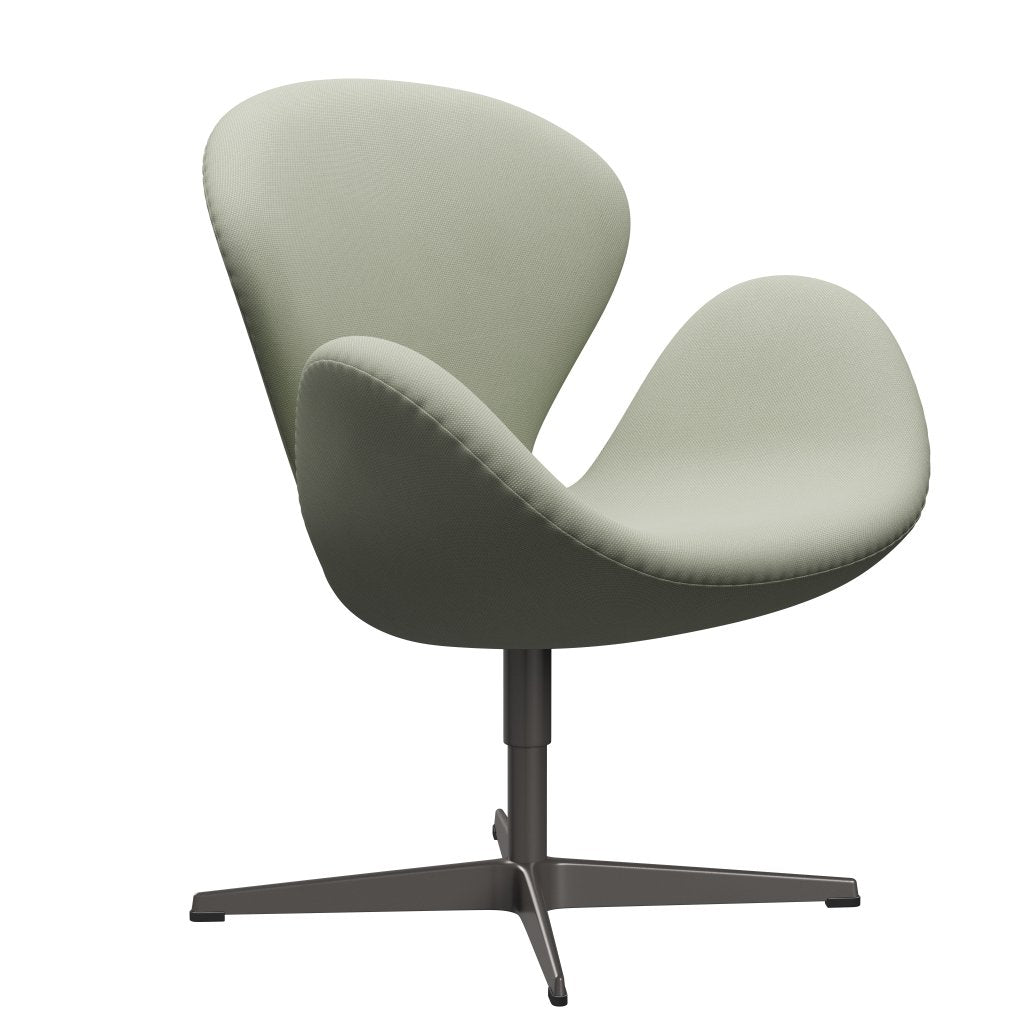 Fritz Hansen Swan Lounge Chair, Warm Graphite/Steelcut Turquoise Light