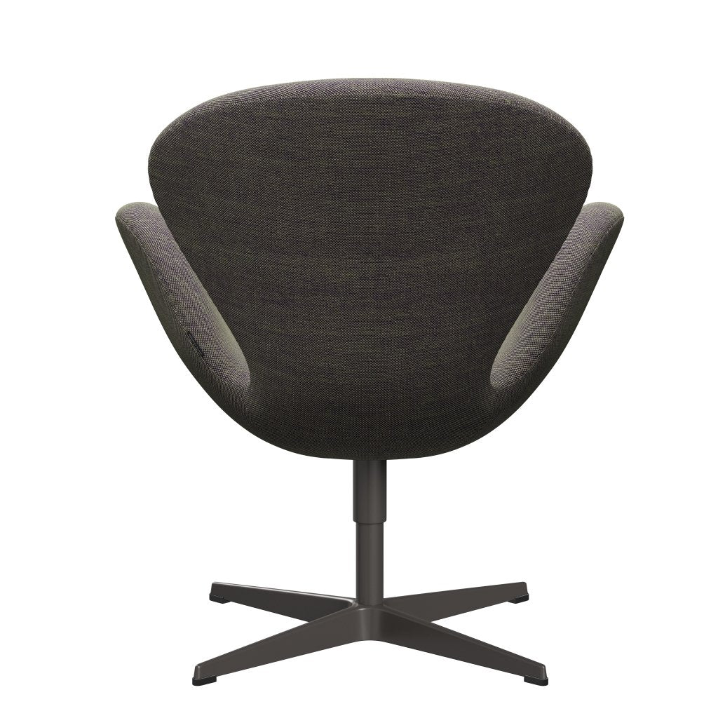 Fritz Hansen Swan Lounge Chair, Warm Graphite/Sunniva Light Green/Violet