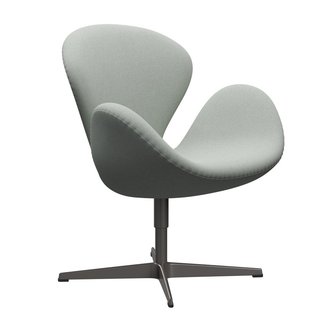 Fritz Hansen Swan Lounge, ciepły grafit/Sunniva Mint Green