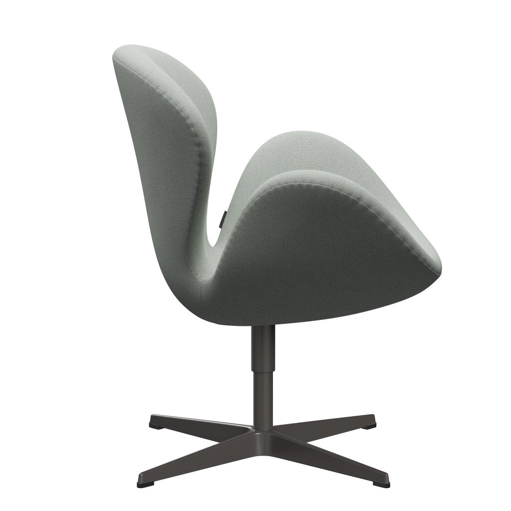 Fritz Hansen Swan Lounge, ciepły grafit/Sunniva Mint Green