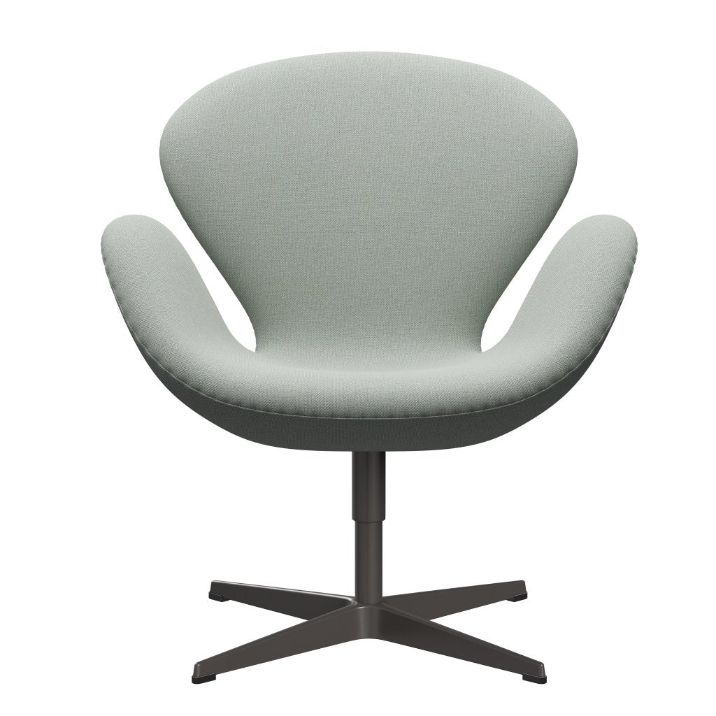 Fritz Hansen Swan Lounge, ciepły grafit/Sunniva Mint Green