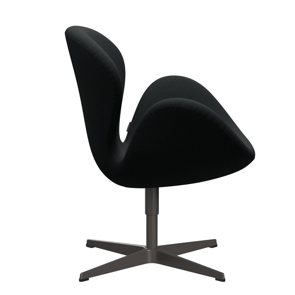 Fritz Hansen Swan Lounge krzesło, ciepły grafit/Sunniva Black (193)