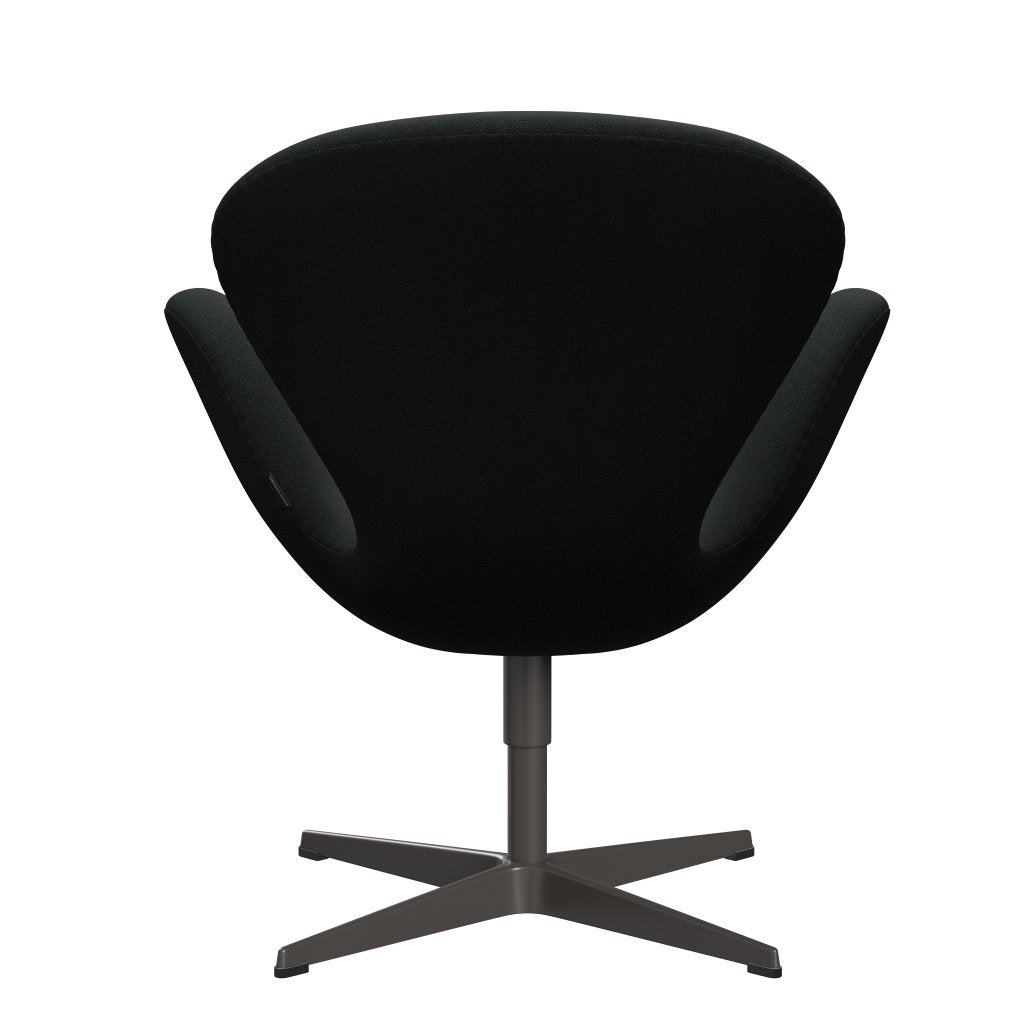 Fritz Hansen Swan Lounge krzesło, ciepły grafit/Sunniva Black (193)