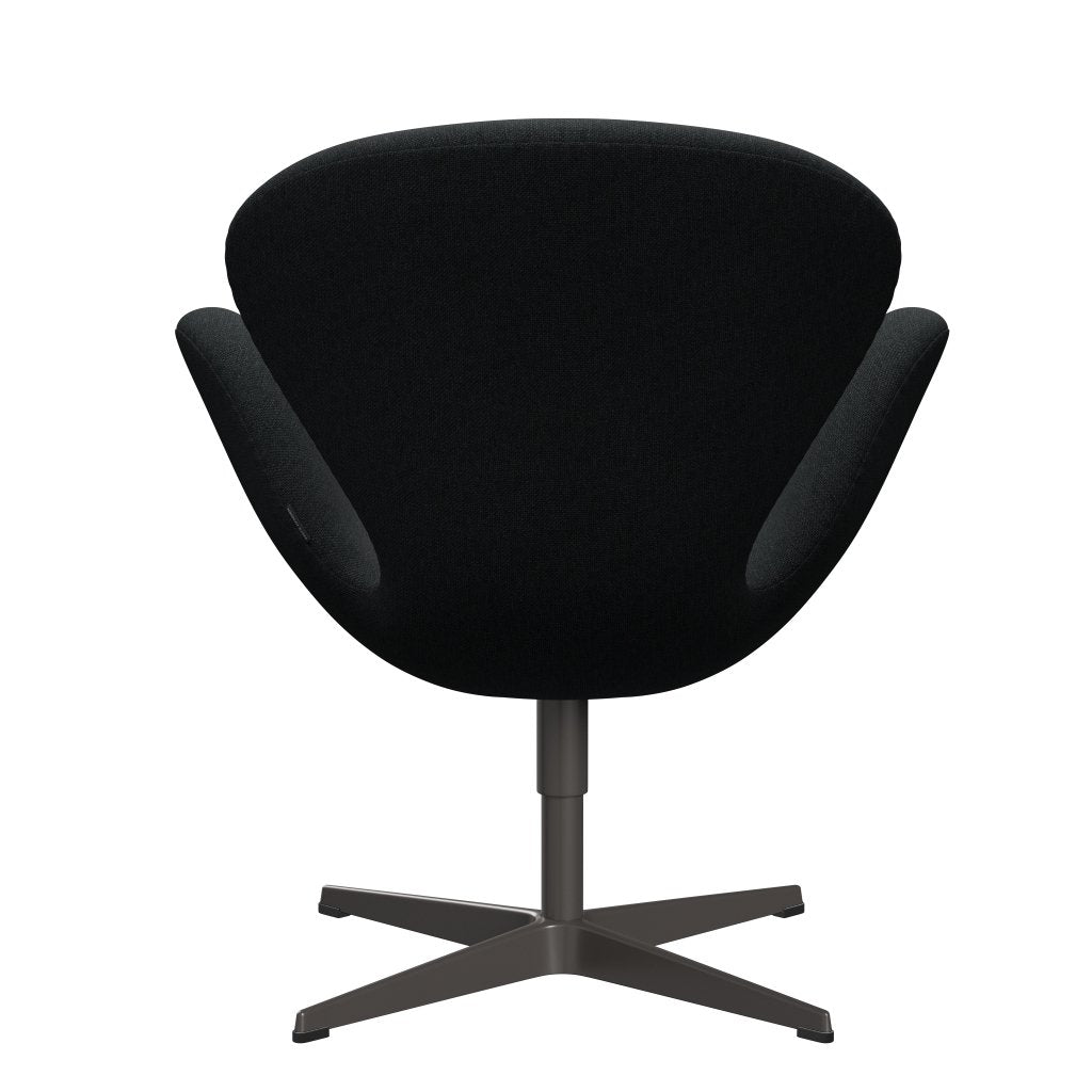 Fritz Hansen Swan Lounge Chair, Warm Graphite/Sunniva Black/Dark Grey