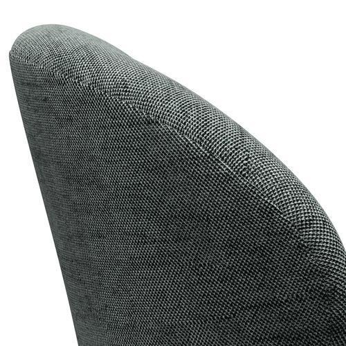 Fritz Hansen Swan Lounge Chair, Warm Graphite/Sunniva Black/White