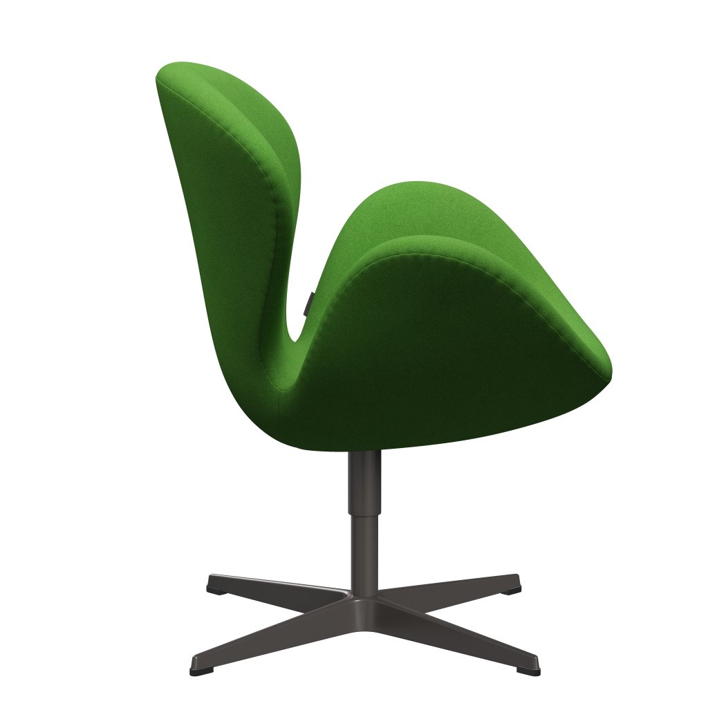 Fritz Hansen Swan Lounge Chair, Warm Graphite/Tonus Light Green