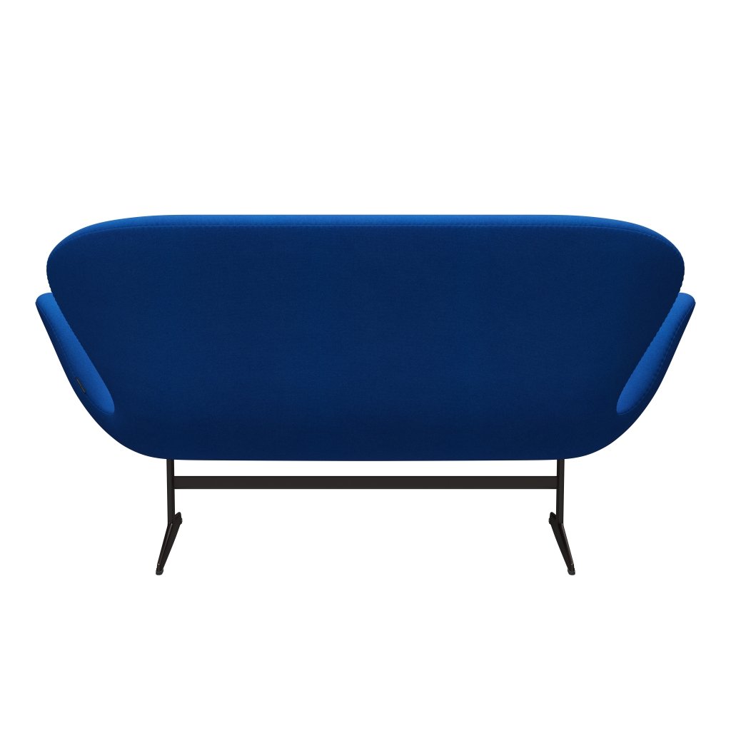 Fritz Hansen Swan Sofa 2 osobę, brązowy brąz/tonus niebieski