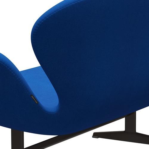 Fritz Hansen Swan Sofa 2 osobę, brązowy brąz/tonus niebieski