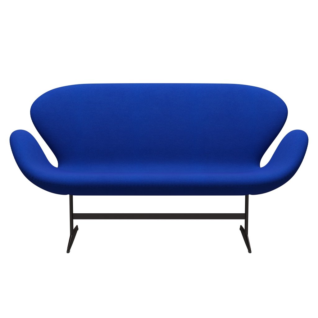 Fritz Hansen Swan Sofa 2 Seater, Brown Bronze/Tonus Light Blue